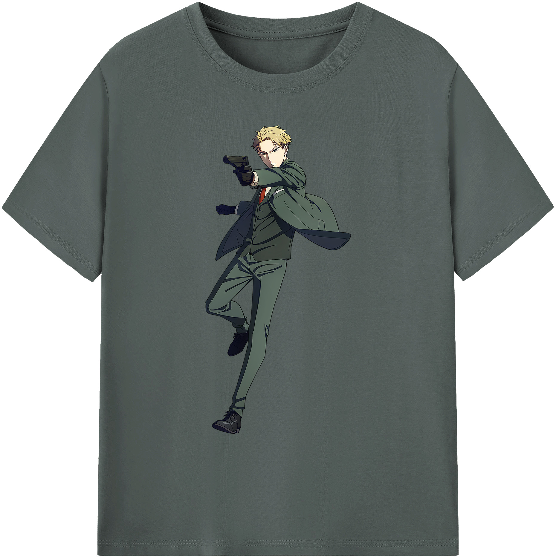 （画像用） SPY×FAMILY间谍家家酒 綿100％ メンズ半袖Tシャツ｜肌触りやわらか＆通気性